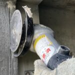 斫り前のカッター入れ