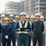 朝礼発表の様子