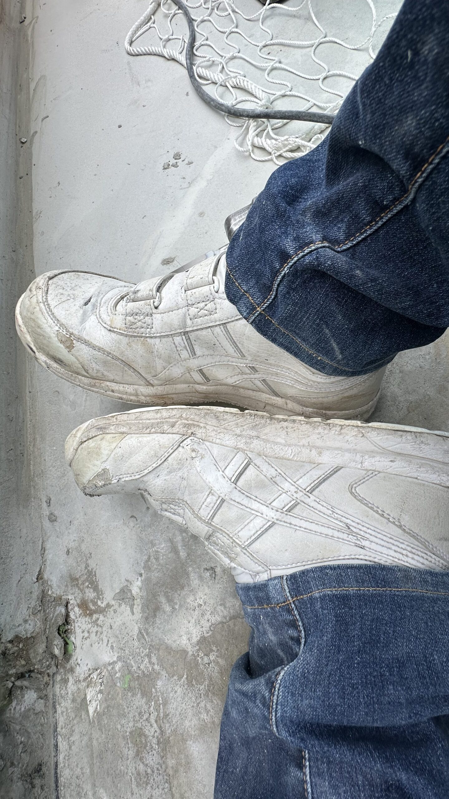 ASICS 安全靴 ｃｐ３０２　ズボンの裾を被せる意識